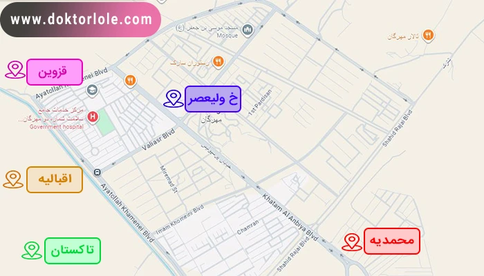 نقشه تخت پوشش لوله بازکنی مهرگان